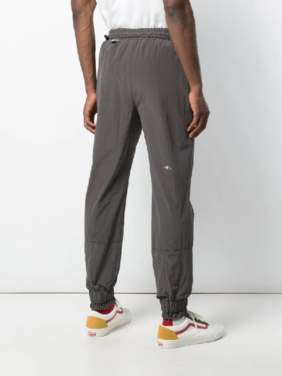 Shop Ader Error Drawstring Detail Track Pants In Grey