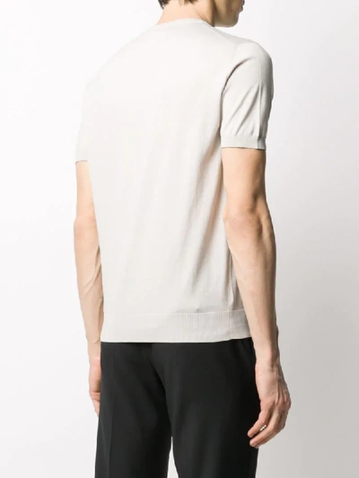Suite 191 Fine-knit T-shirt In Neutrals