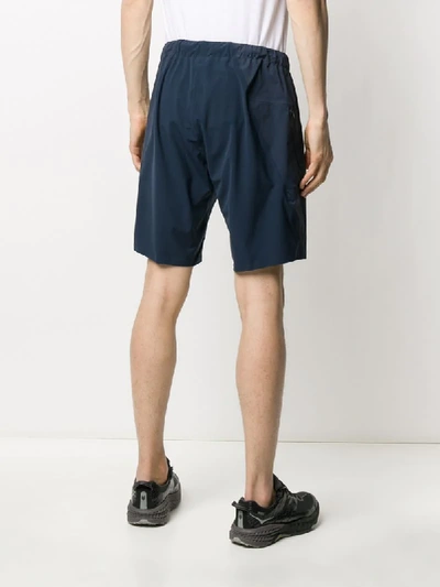 Shop Veilance Track Shorts In Blue