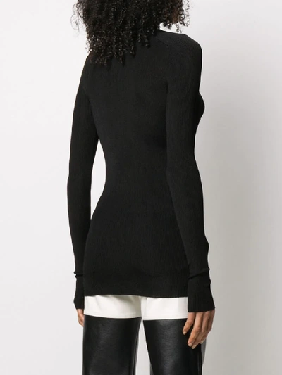 Shop Peter Do Turtleneck Sweater In Black