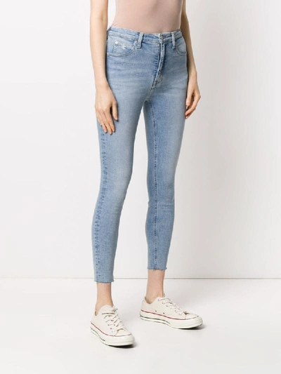 Shop Calvin Klein Jeans Est.1978 High-rise Skinny Jeans In Blue