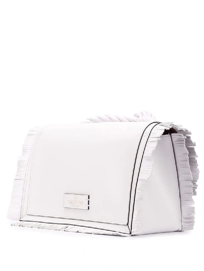 Shop Valentino Small The Rope Crossbody Bag In White