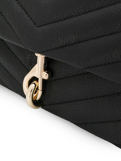 Shop Rebecca Minkoff Edie Quilted Shoulder Bag In Black