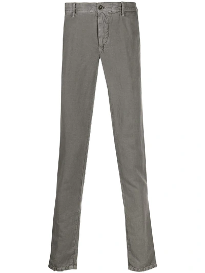 Shop Incotex High-rise Skinny Fit Jeans In Grey