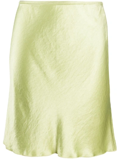 Shop Nanushka Gem A-line Mini Skirt In Green