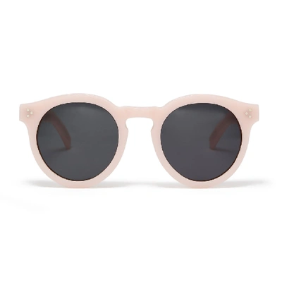 Shop Illesteva Leonard Ii Pink Sunglasses In Cotton Candy