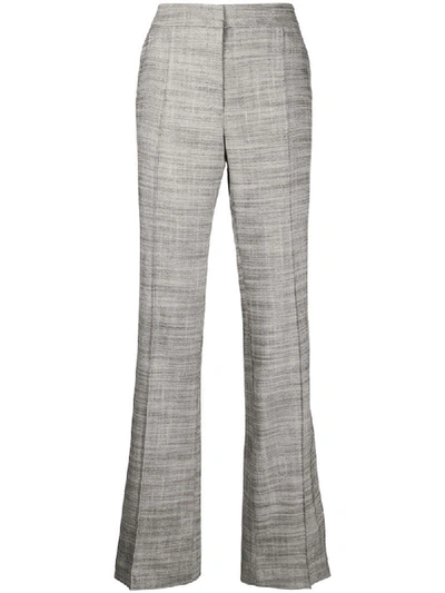 Shop Dorothee Schumacher Structured Ambition Trousers In Grey