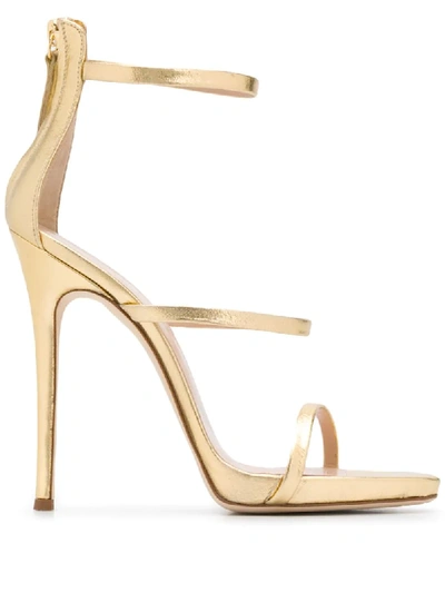 Shop Giuseppe Zanotti Harmony 120mm Sandals In Gold