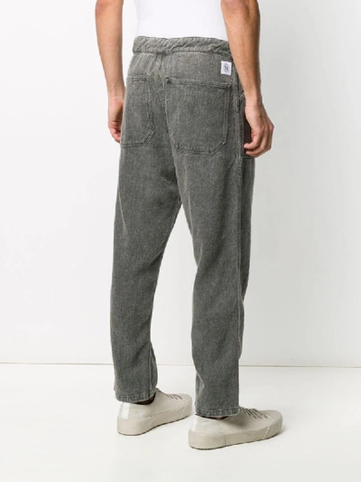 Shop Nanushka Nova Drawstring Waist Jeans In Grey