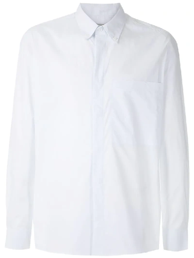 Shop Egrey Pleated Shirt In White