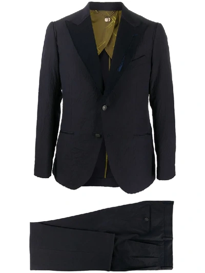 Shop Maurizio Miri Two-piece Formal Suit In Blue