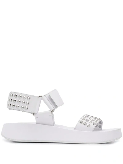 Shop Ash Volcano Sandals In White