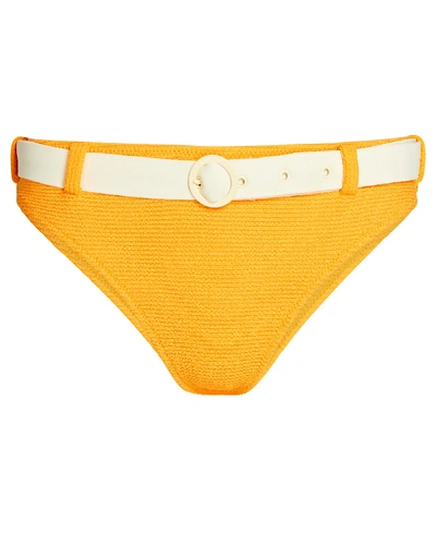 Shop Solid & Striped Rachel Bikini Bottoms In Orange