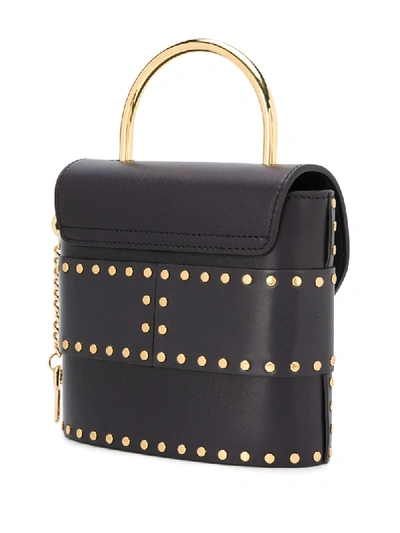 Shop Chloé Small Aby Lock Chain Bag In Black