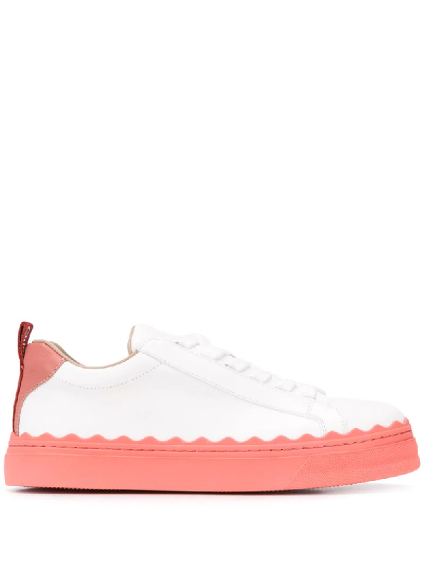chloe lauren white sneakers