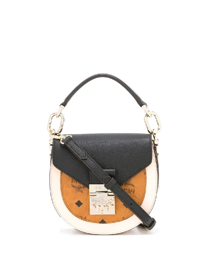 Shop Mcm Canyon Shoulder Bag In Black