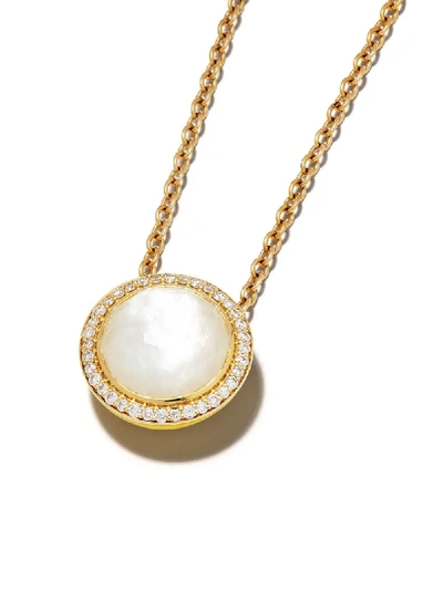 Shop Ippolita 18kt Yellow Gold And Yellow Ceramic Lollipop Carnevale Crystal And Diamond Pendant Necklace