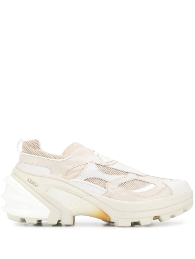 Shop Alyx Panelled Chunky Sole Sneakers In Neutrals