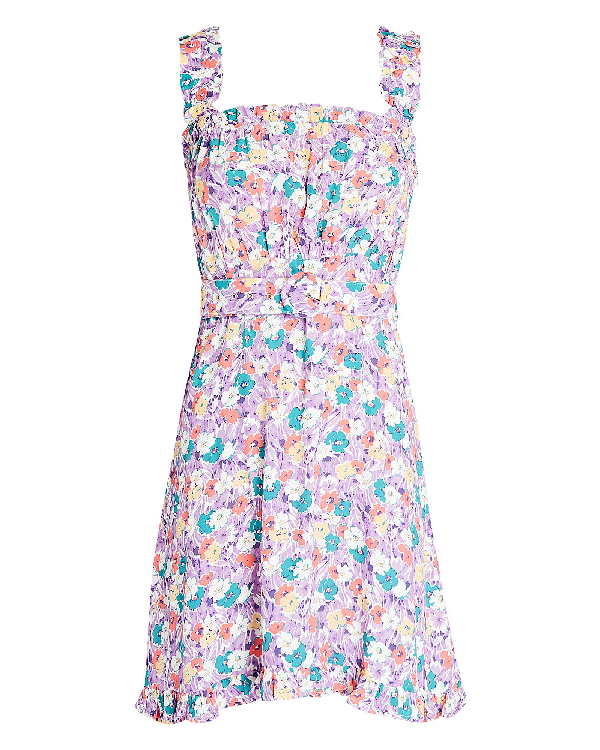summer floral mini dress
