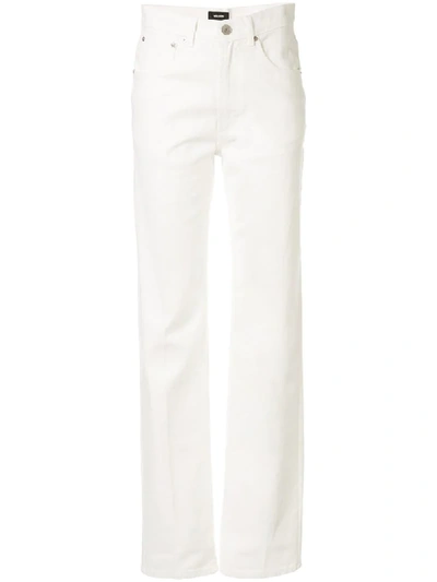 Shop We11 Done Jeans Mit Geradem Bein In White