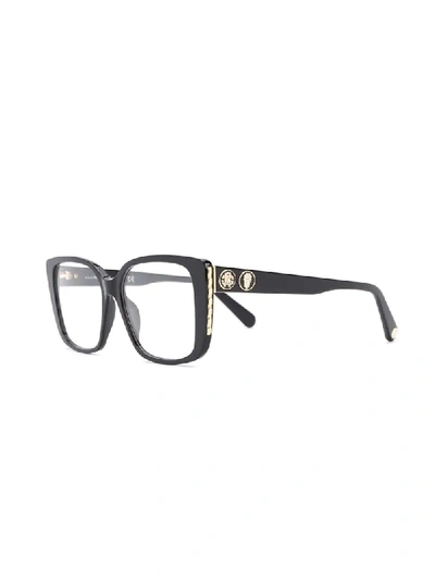 Shop Roberto Cavalli Rc5107 Square-frame Glasses In Black