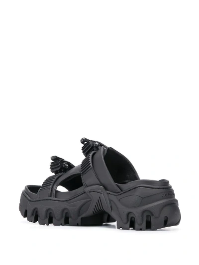 Shop Rombaut Chunky Buckle Sandals In Black