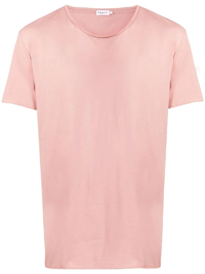 Shop Filippa K Organic Cotton Short-sleeve T-shirt In Pink
