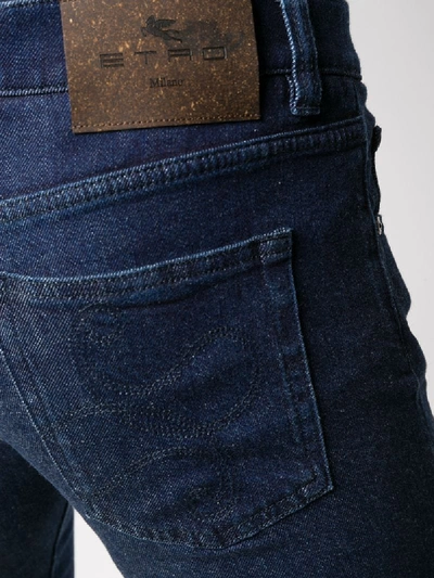 Shop Etro Skinny-fit Jeans In Blue