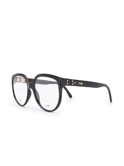 Shop Fendi Oversize-frame Glasses In Black