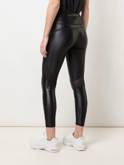 Shop Alala Slim-fit Cropped Leggings In Black