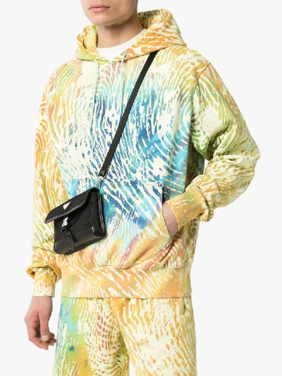 Shop Adidas Originals X Pharrell Williams Tie-dye Hoodie In Yellow