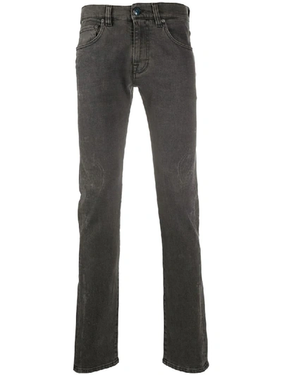 Shop Etro Skinny-fit Jeans In Grey