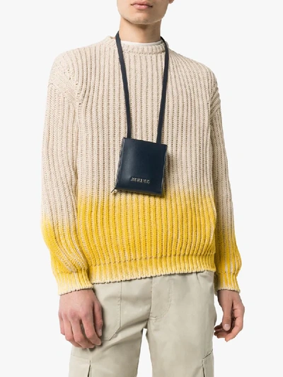 Shop Jacquemus Le Pull Mimosa Jumper In Neutrals