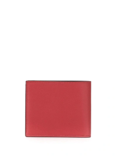 Shop Givenchy Split Logo Billfold Wallet In Red