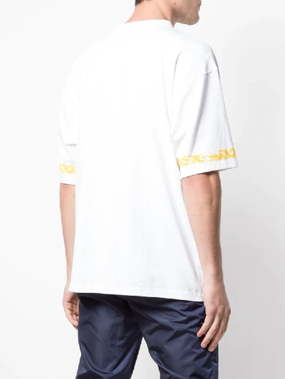 Shop Opening Ceremony Oversized Logo Print T-shirt In White