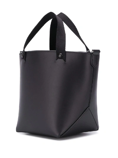 Shop Dsquared2 Mini Logo Print Tote Bag In Black