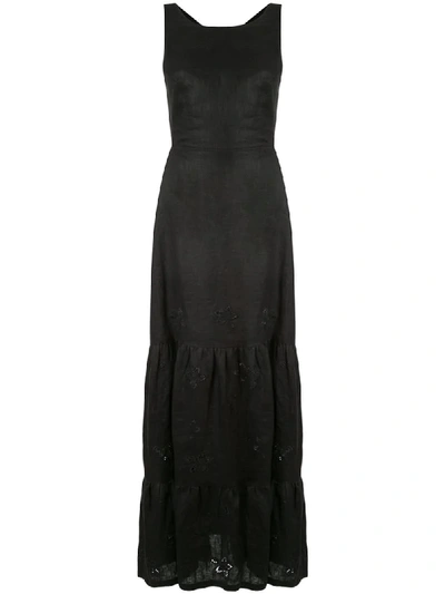 Shop Sir Alena Flared Maxi Dress In Black