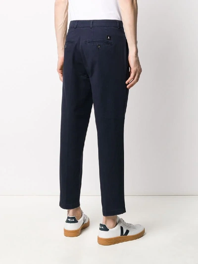 Shop Department 5 High-rise Chinos In Blue