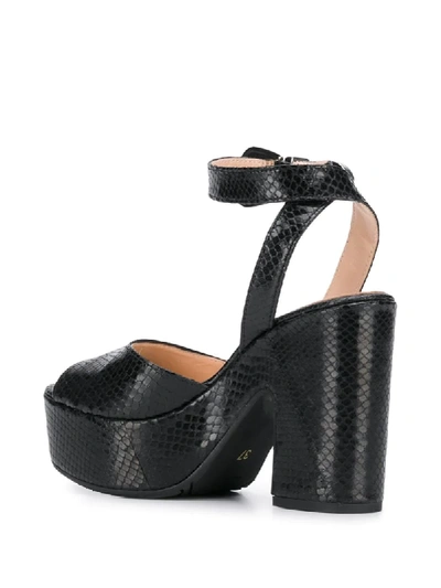 Shop Pinko Open-toe Sandals In Black