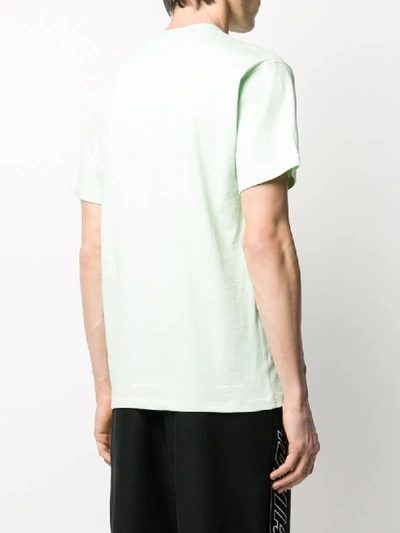 Shop United Standard 'piotr' T-shirt Mit Grafischem Print In Green
