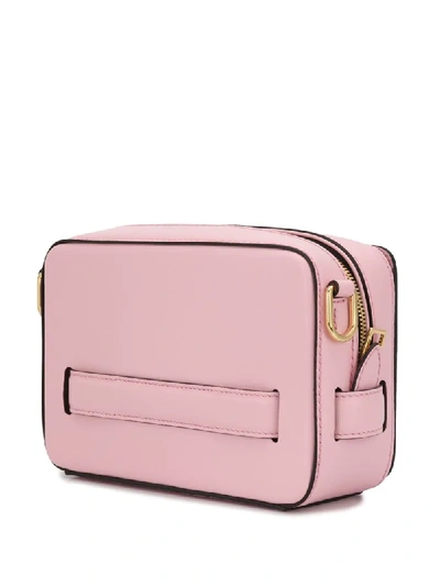 Shop Alexander Mcqueen Small Lock Camera Bag In Pink