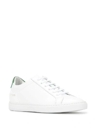 Common Projects Achilles Retro Low Top Leather Sneakers In White
