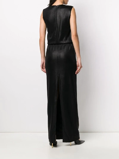 Shop Tom Ford Asymmetric Neck Dress In Black