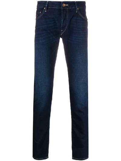 Shop Hand Picked Straight Leg Jeans In Blue