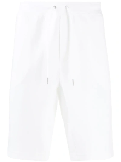 Shop Polo Ralph Lauren Embroidered Logo Track Shorts In White