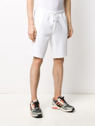 Shop Polo Ralph Lauren Embroidered Logo Track Shorts In White