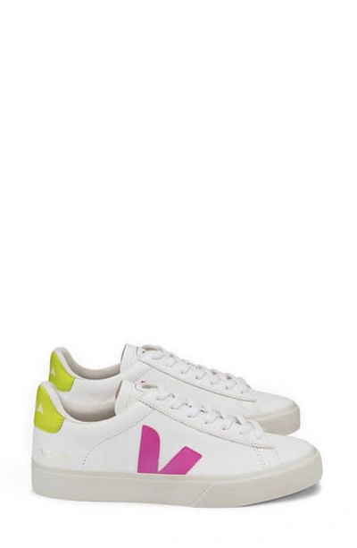 Shop Veja Campo Sneaker In White/ Ultraviolet/ Yellow