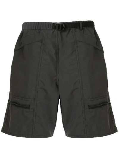 Shop Battenwear Relaxed Cargo Shorts In Grey