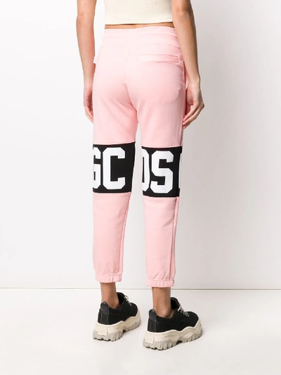 Shop Gcds Logo Sweatpants In Pink