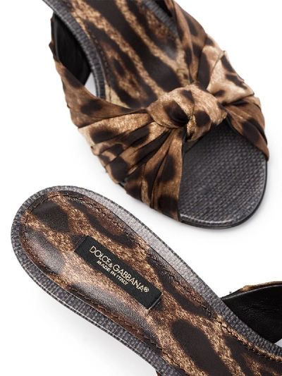 Shop Dolce & Gabbana Silk Sandals